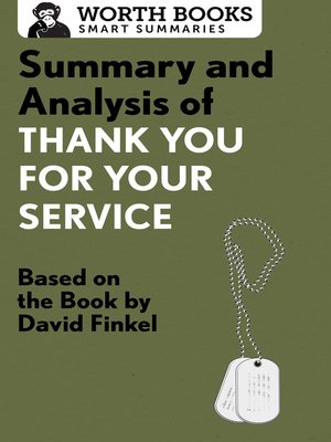 cover image of Summary and Analysis of Thank You for Your Service